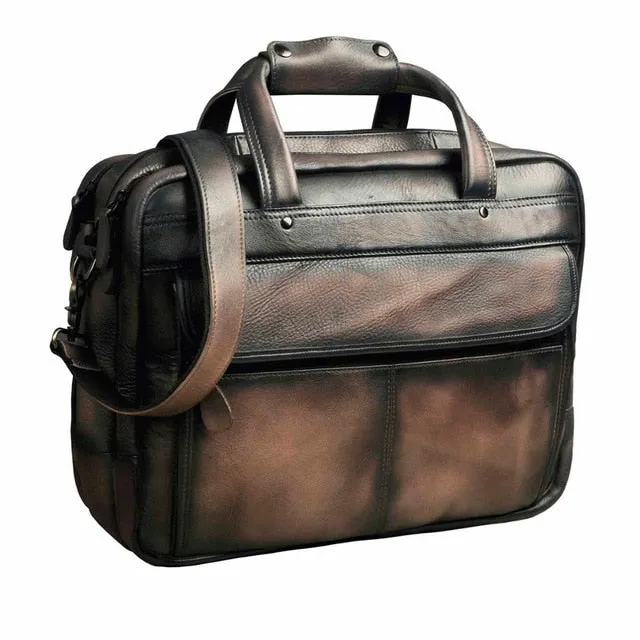 West Louis™ Antique Design Business Briefcase