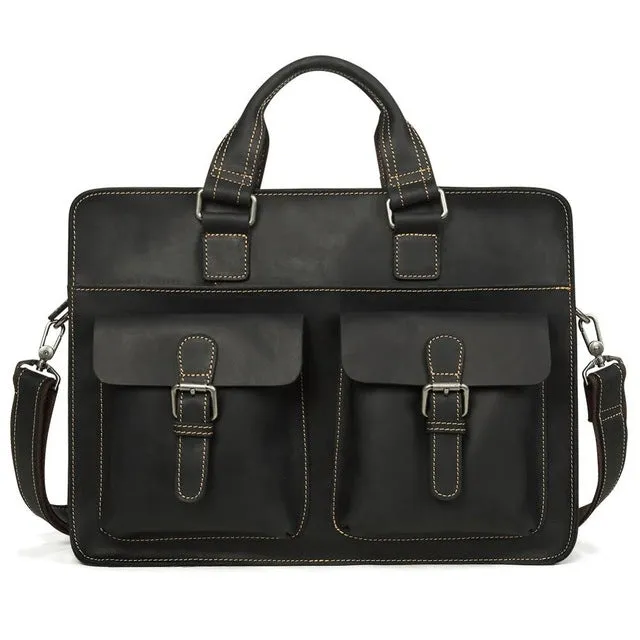 West Louis™ Business Leather Travel Bag