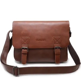 West Louis™ Shoulder Satchel PU Leather Briefcase