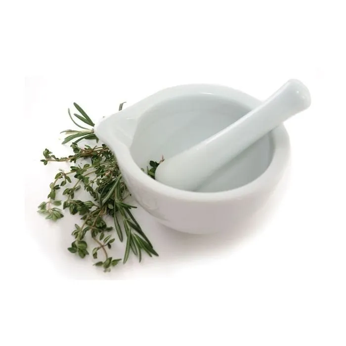 White Porcelain Mortar and Pestle by Norpro