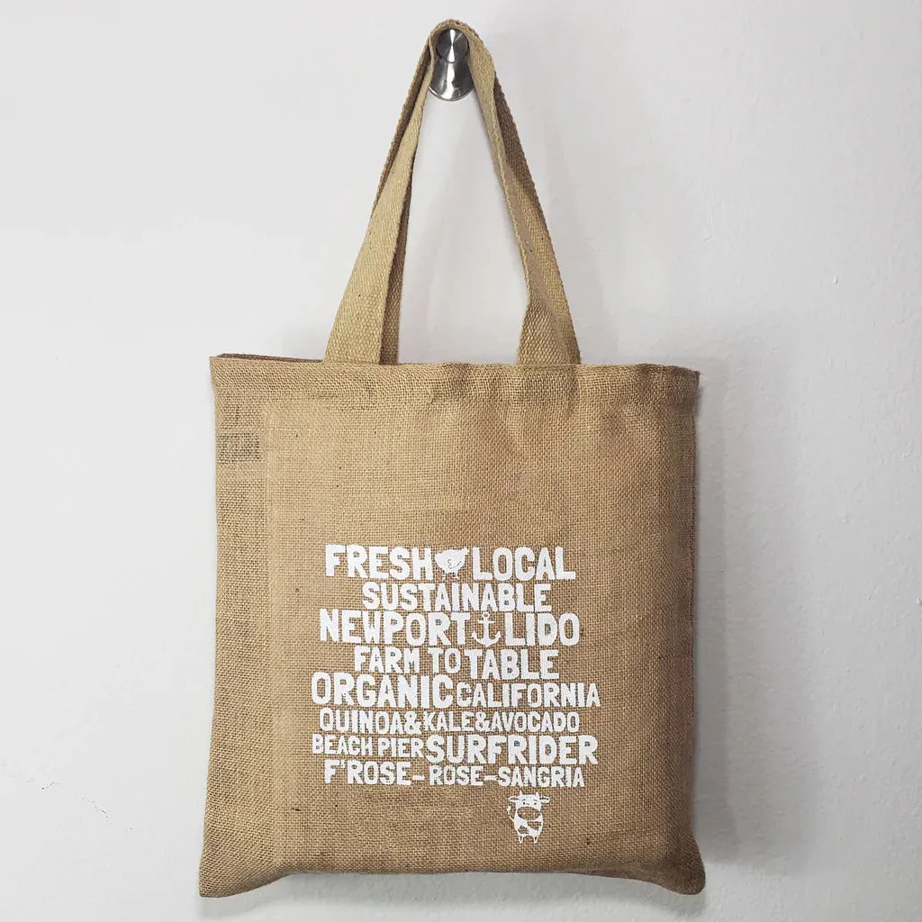 Wholesale Burlap Bags - Promotional Jute Tote Bags - TJ300